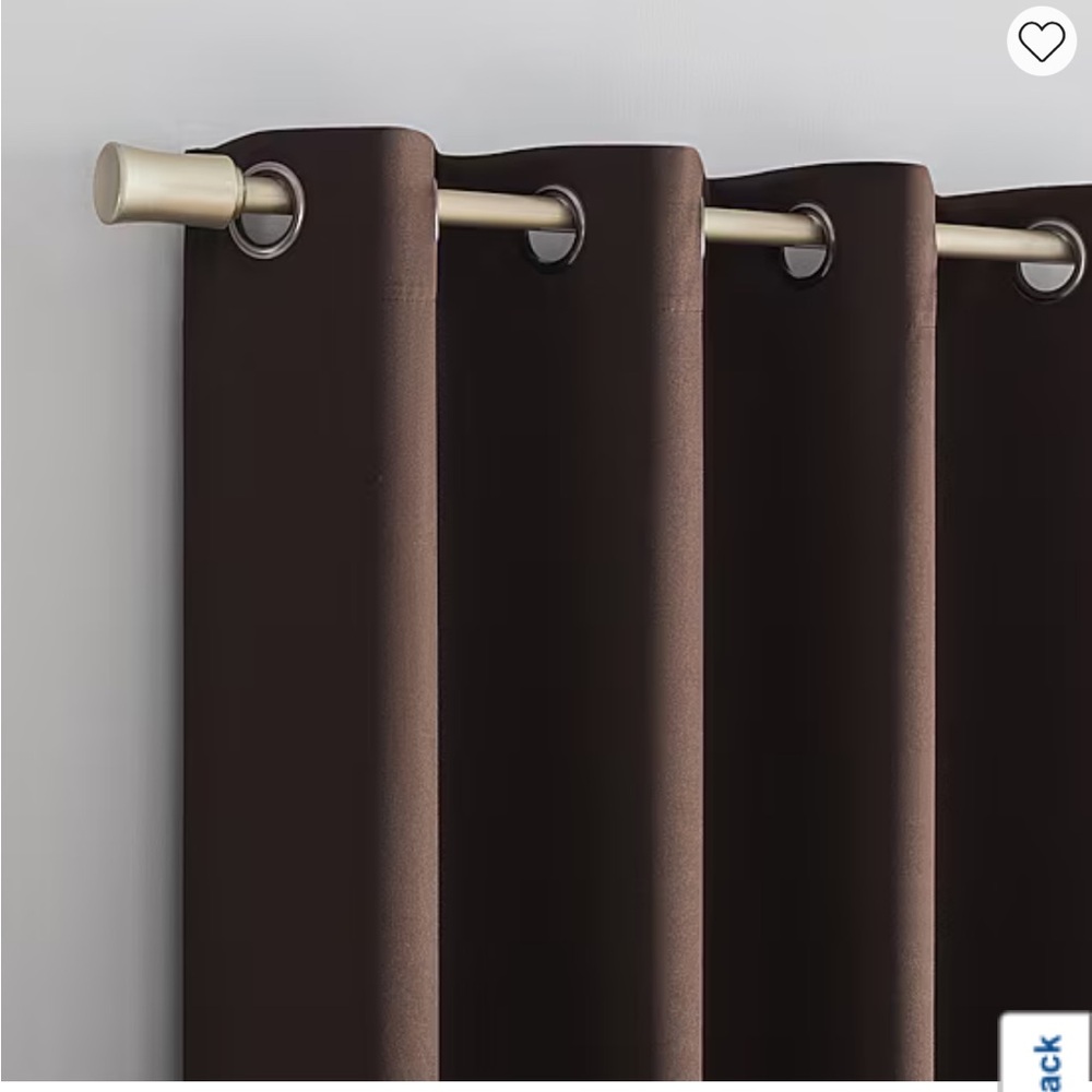 Brown Blackout Curtains